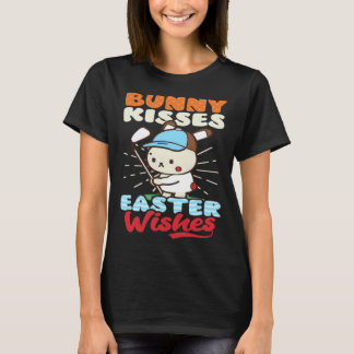 T-shirt Bunny Kisses Easter Wishes Golf Easter