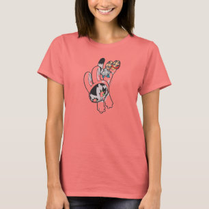 T-shirt Bunny Kitty Leap