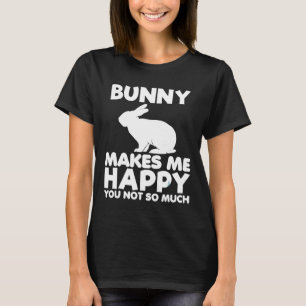 T-shirt Bunny Me Rend Joyeux Animal Lapin Amoureux Gif