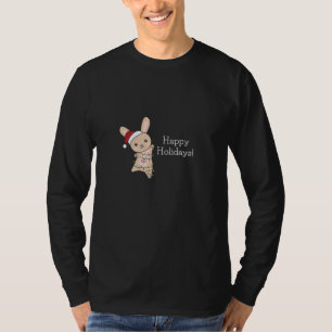 T-shirt Bunny Merry Christmas Winter Animals Rabbits