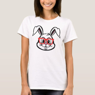 T-shirt Bunny nerd de Pâques