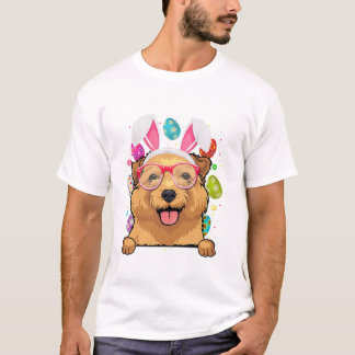 T-shirt Bunny Norfolk Terrier Chien