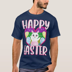 T-shirt Bunny Nurse Stethoscope Joyeux Oeufs de Pâques Rab