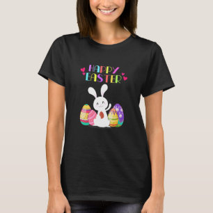 T-shirt Bunny Pastel Printemps Chasse Oeufs Rabbit