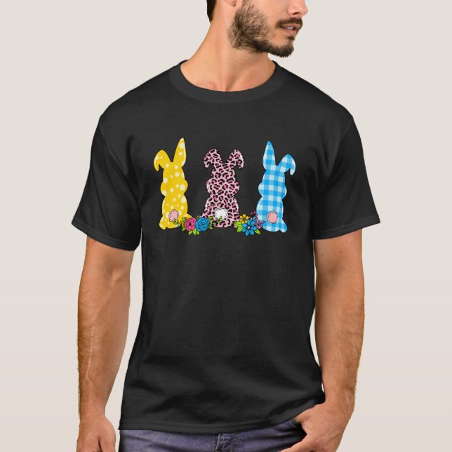 T-shirt Bunny Pastel Spring Hunt Eggs Rabbit Happy Easter  (Devant)