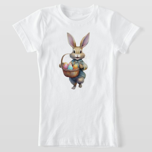 T-Shirt Bunny pour enfants de Pâques (Poser)