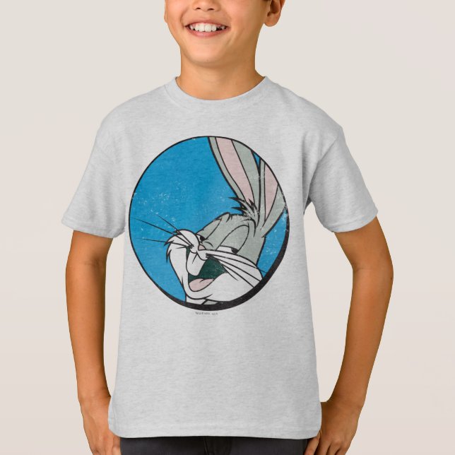 T-shirt BUNNY™ Retro Blue Patch (Devant)