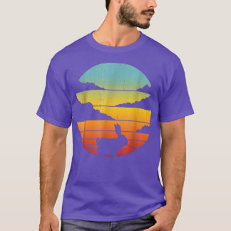 T-shirt Bunny Retro Vintage 60s les années 70 Sunset Rabbi