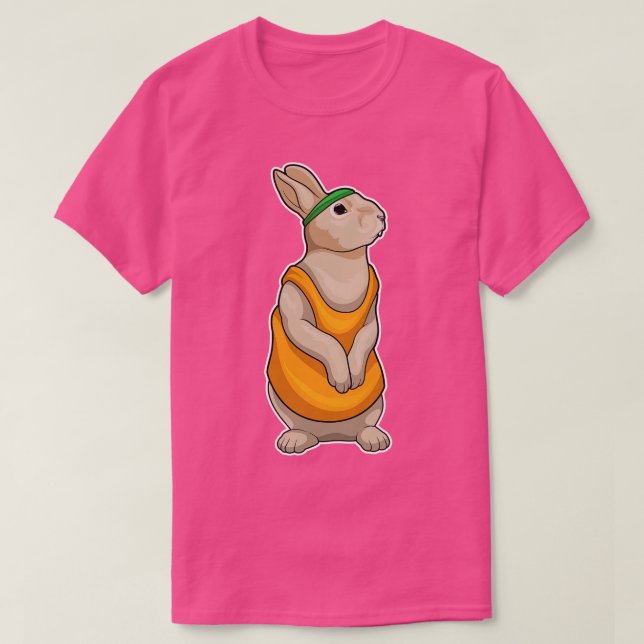 T-shirt Bunny Running Fitness (Design devant)