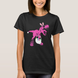 T-shirt Bunny Saurus Dinosaur Oeufs de Pâques Panier T Rex