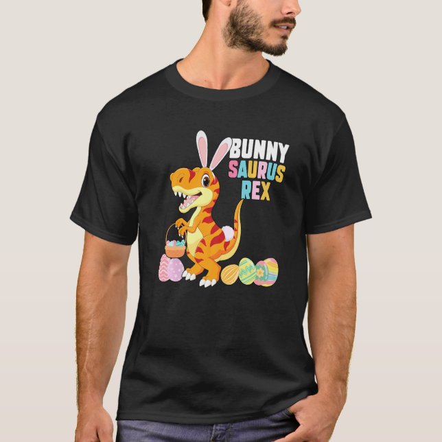 T-shirt Bunny Saurus Rex Pâques (Devant)