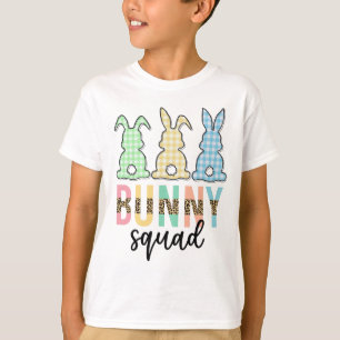 T-shirt Bunny Squad Chasse aux oeufs de Pâques Cute Bunn