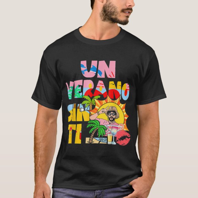 T-shirt Bunny Un Verano World Tour Sin Ti (Devant)