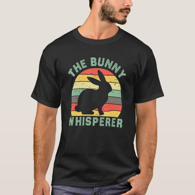 T-shirt Bunny Whisperer drôle animal de compagnie Easter R (Devant)