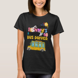 T-shirt Bunny's Favorite Bus Driver Happy Bunny's Bus East