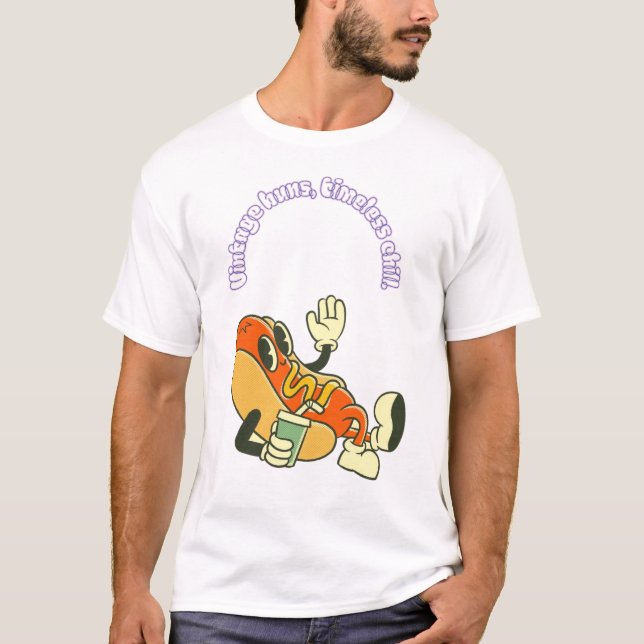 T-shirt Buns Vintage, Chill Éternel (Devant)