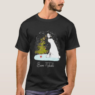 T-shirt Buon Natale Cute Polaire Ours Penguin Noël