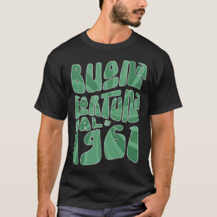T-shirt Buona Fortuna Dal 1961 62 Anni Compleanno St Patri