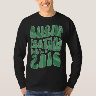 T-shirt Buona Fortuna Dal 2016 7 Anni Compleanno St Patric