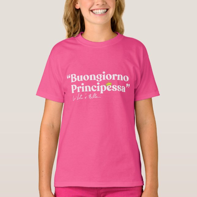 T-shirt Buongiorno Principessa (Devant)