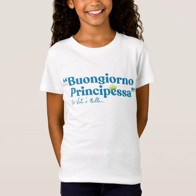 T-Shirt Buongiorno Principessa (Devant)