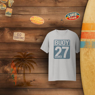 T-shirt Buoy Club 27 Surfs   Côte vintage