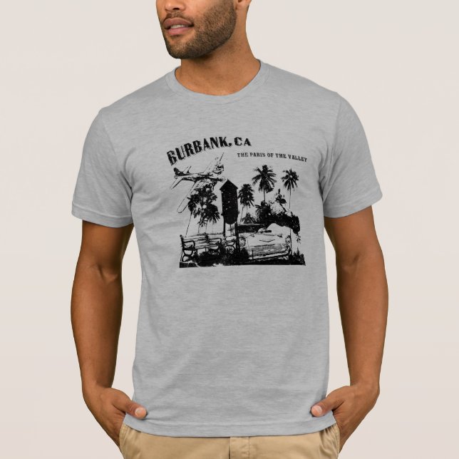 T-shirt Burbank, Paris de la vallée (Devant)