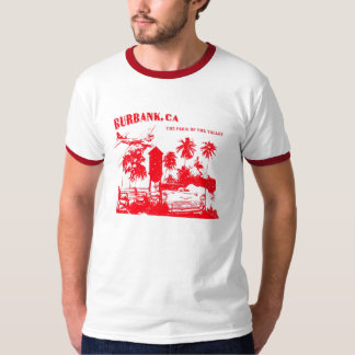 T-shirt Burbank, Paris de la vallée (rouge)