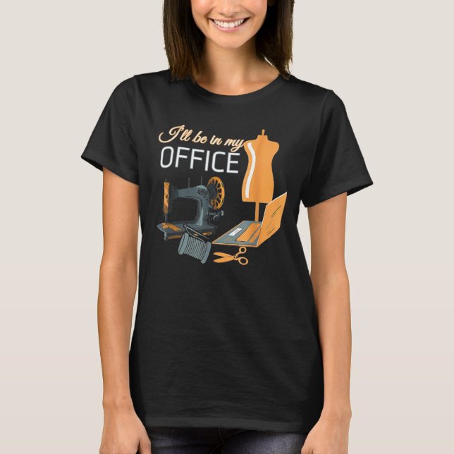 T-shirt Bureau De Couture De Quilting (Devant)