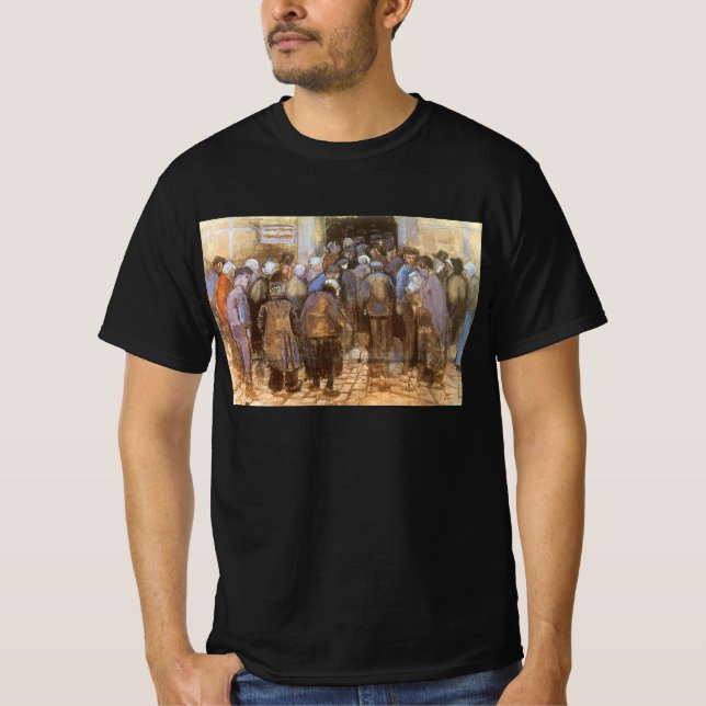 T-shirt Bureau de loterie de l'État de Vincent van Gogh (M (Devant)