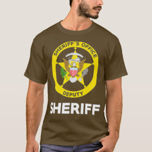 T-shirt Bureau des Sheriffs Adjoint pour les flics hors se