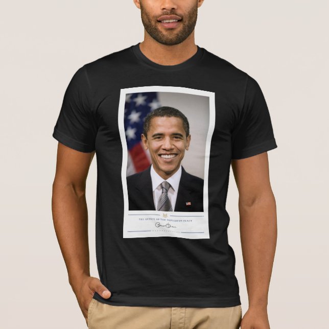 T-shirt Bureau du président élu Barack Obama (Devant)