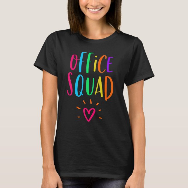 T-shirt Bureau Escadron adjoint administratif Seconde écol (Devant)
