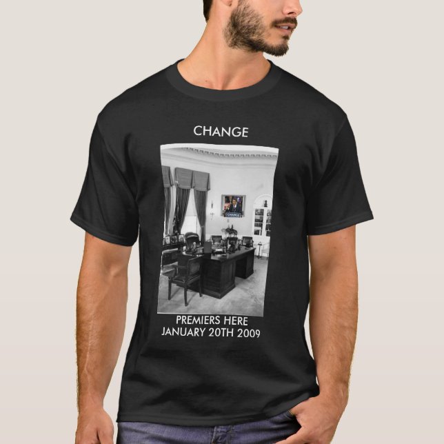 T-SHIRT BUREAU OVALE - CHANGEMENT (Devant)