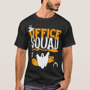 T-shirt Bureau Squad Halloween Éffrayant Retour À L'Admini