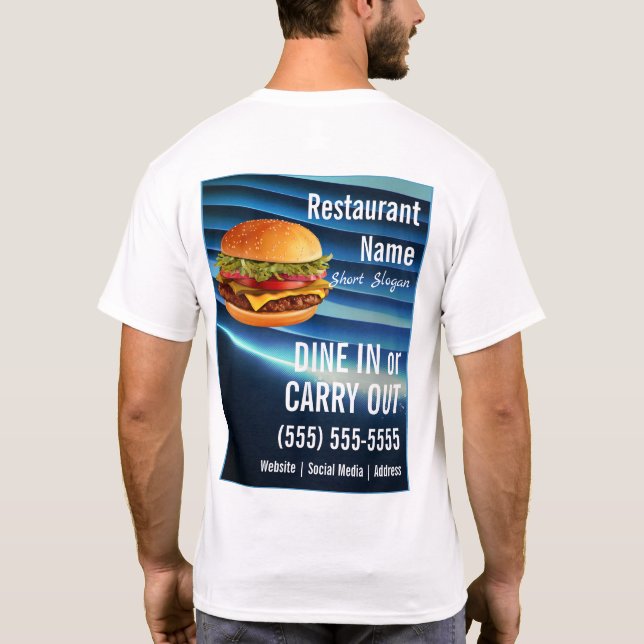 T-shirt Burger (Dos)