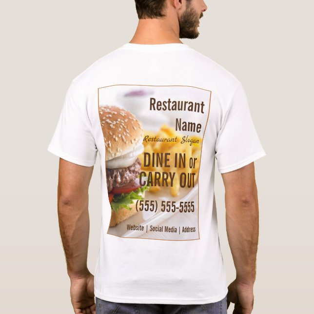 T-shirt Burger (Dos)