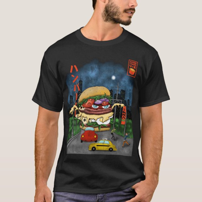 T-shirt burger (Devant)