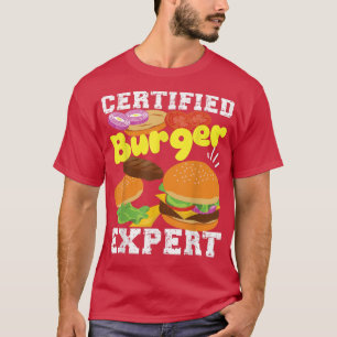 T-shirt Burger Certifié Epert Cheeseburger