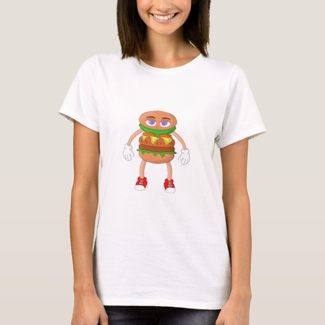 T-shirt Burger convivial (Devant)