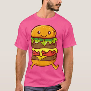 T-shirt Burger - Cute Kawaii Anime - Ha japonais esthétiqu