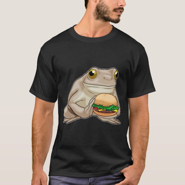T-shirt Burger de grenouille (Devant)