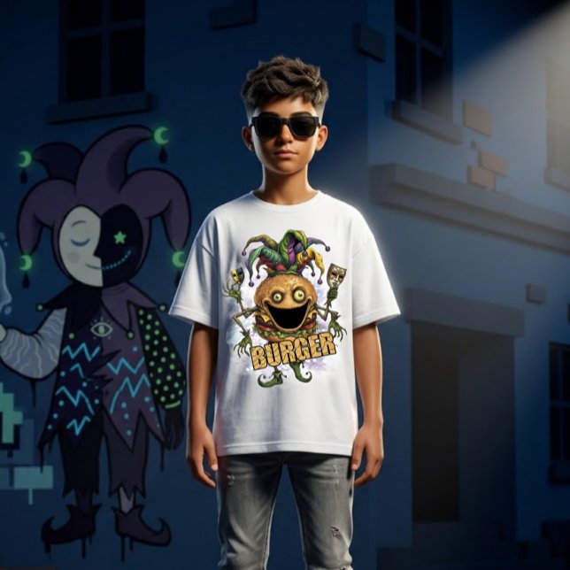 T-shirt Burger de l'ami du bouffon du vide (Créateur téléchargé)