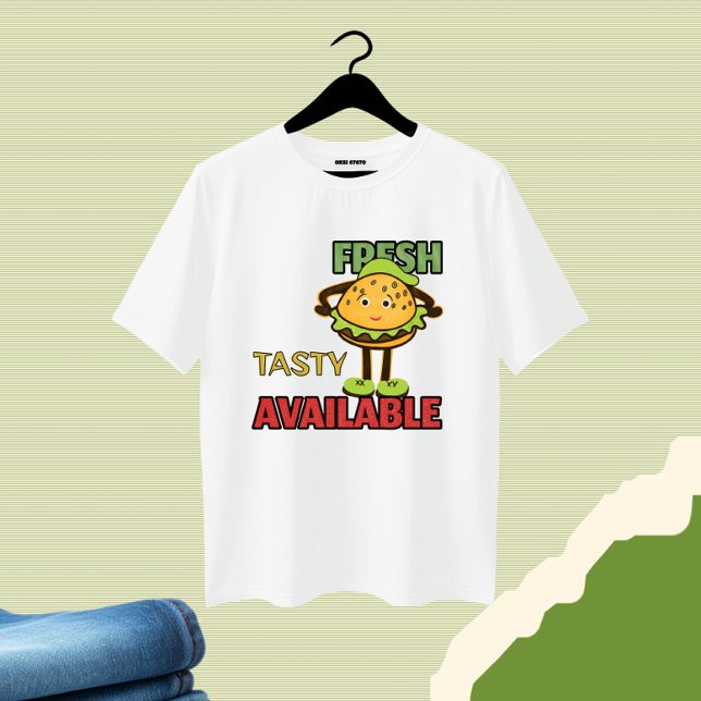 T-shirt Burger drôle (Créateur téléchargé)