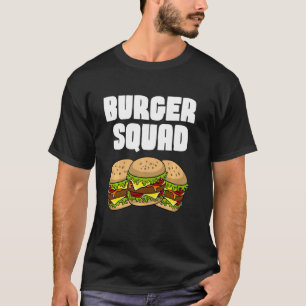 T-shirt Burger Drôle Pour Hommes Femmes Hamburger Cheesebu