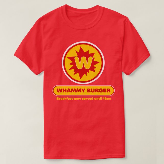 T-shirt Burger en Whammy DFens (Design devant)