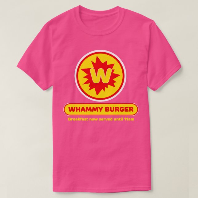 T-shirt Burger en Whammy DFens (Design devant)