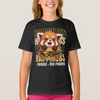Burger Et Pandas Rouges Me Rendent Heureux
