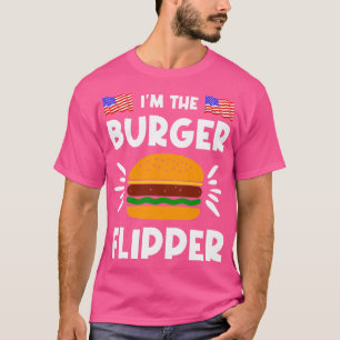 T-shirt Burger Flipper American Hamburger Lover 