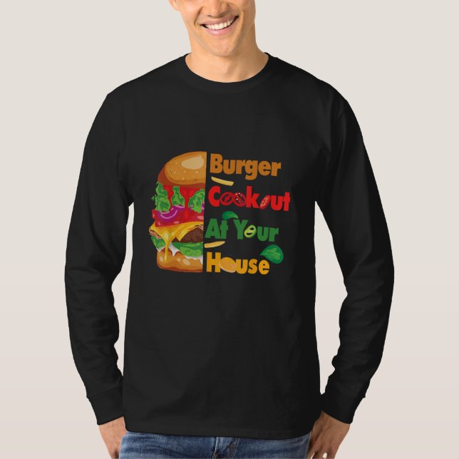 T-shirt Burger Food Day Hamburger Burger Food Day  Perfect (Devant)